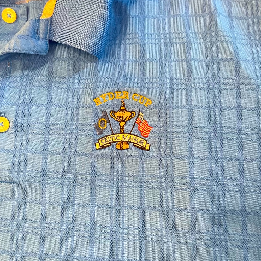 Men’s Adidas Ryder Cup Celtic Manor Golf Shirt, Size XL